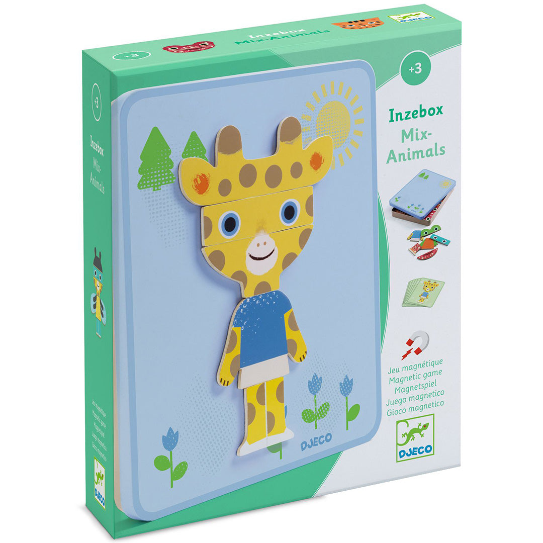 DJ03071 | djeco magneetset inzebox animals - 29st | 1