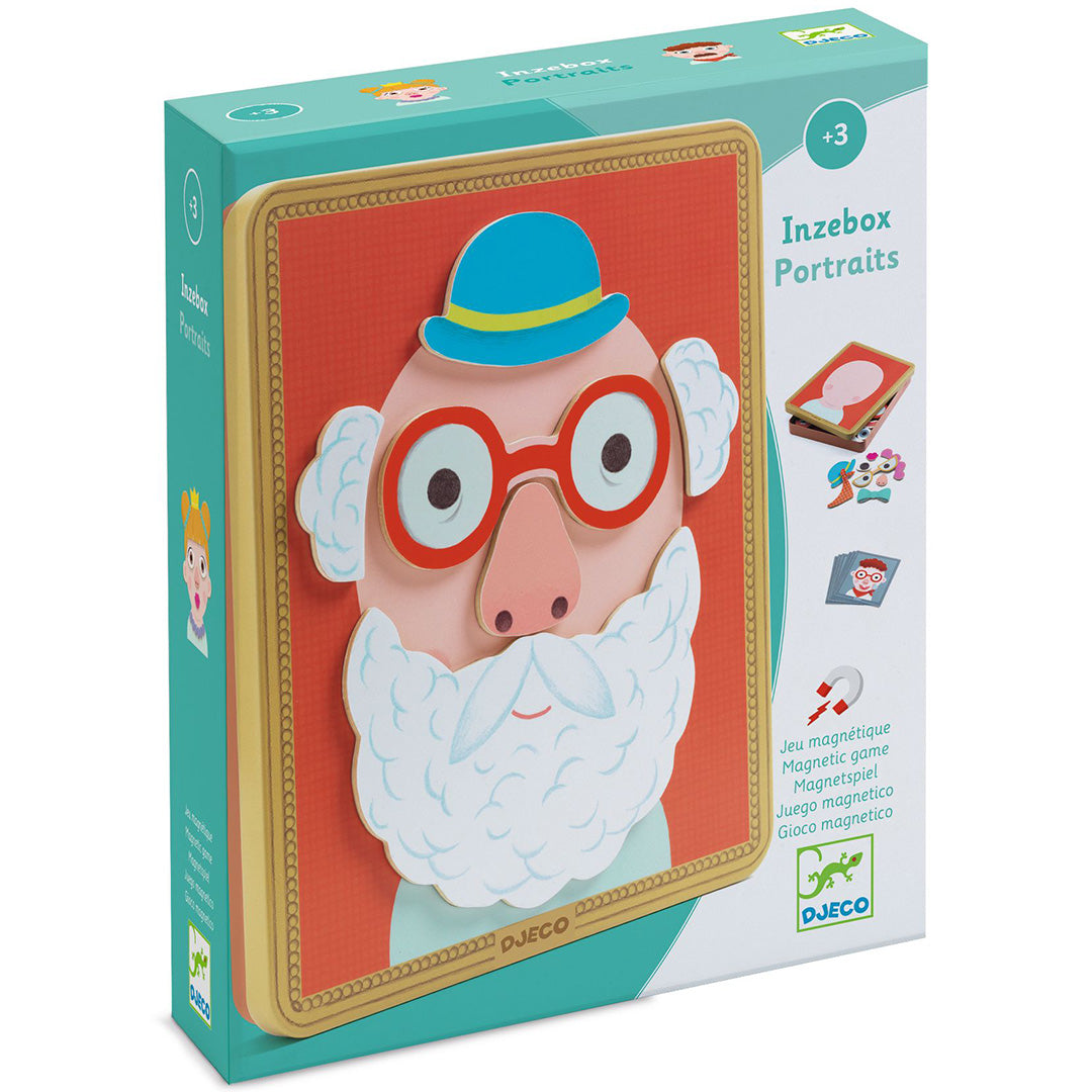 DJ03072 | djeco magneetset inzebox portraits - 39st | 1