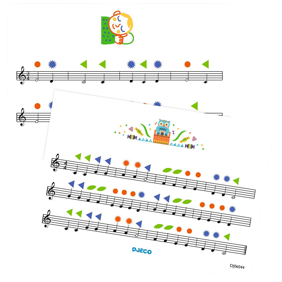 djeco keyboard vogelgeluiden