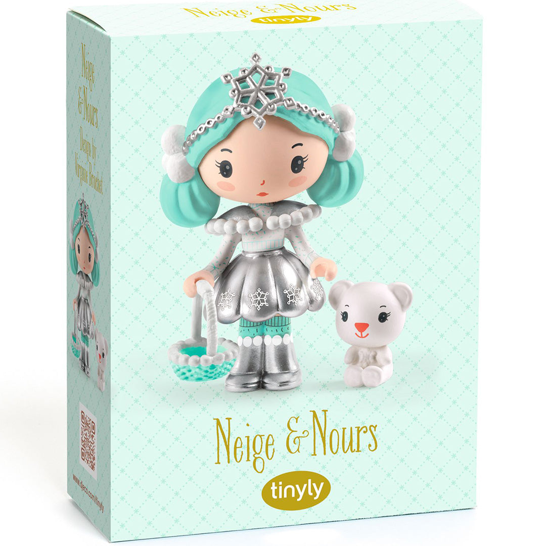djeco tinyly speelfiguur - neige & nours | 2