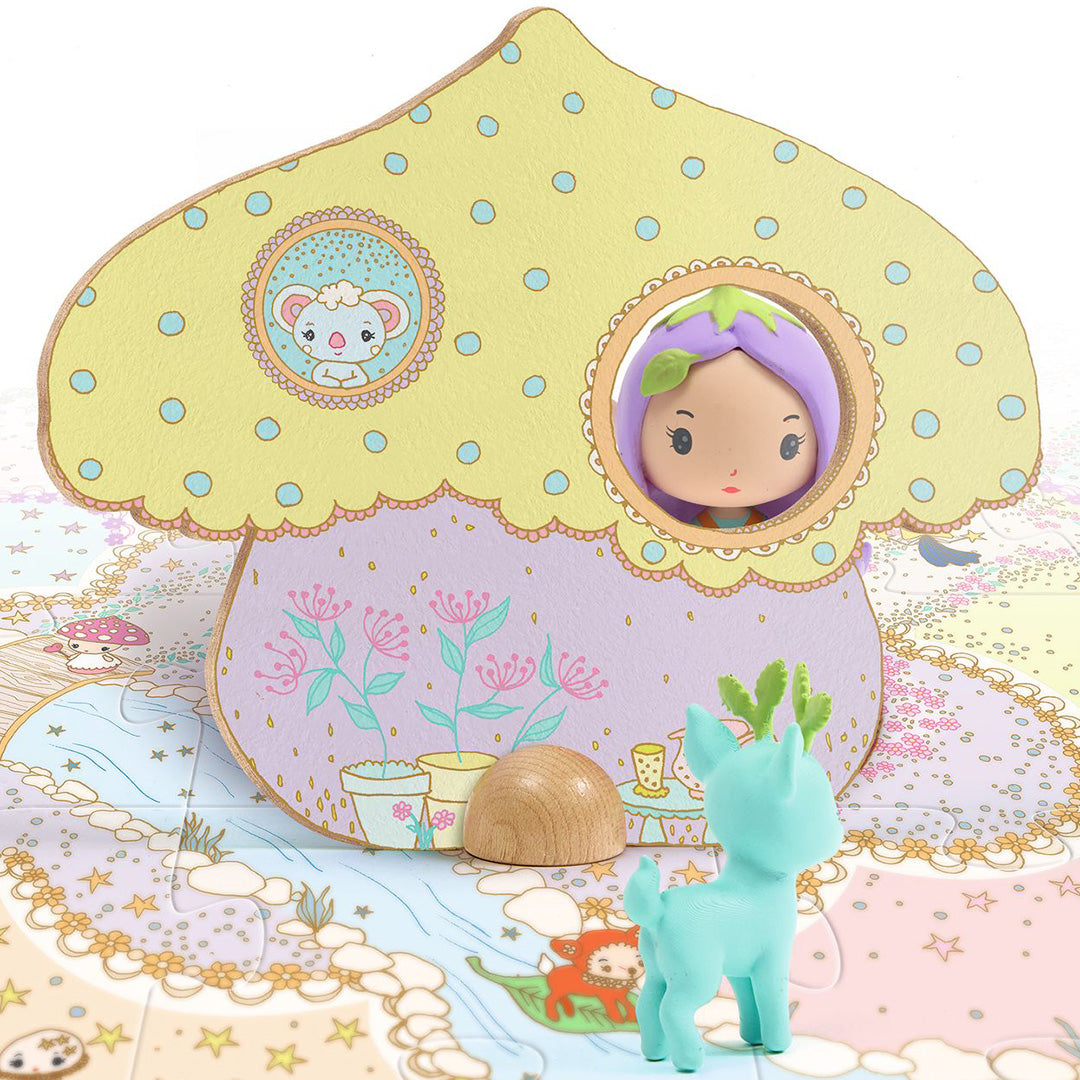 djeco tinyly vloerpuzzel puzzl'up lily - 33-delig | 3