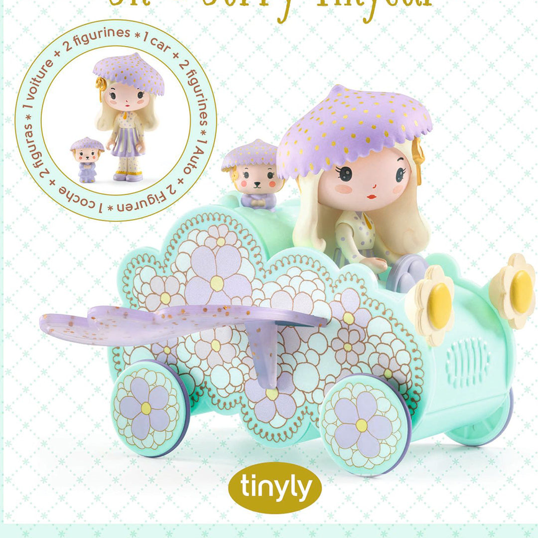djeco tinyly speelfiguur - jil & jerry tinycar