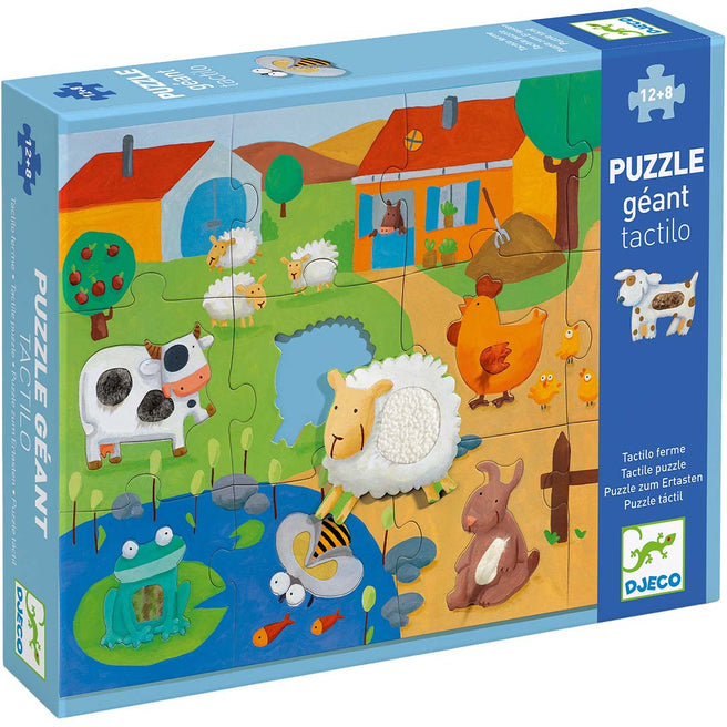 djeco sensorische puzzel boerderij - 20st