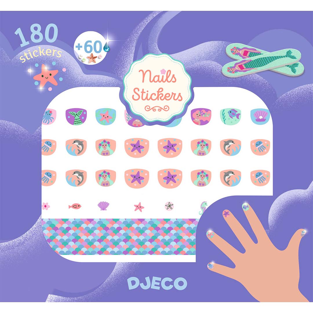 djeco nagelstickers zachte zee | DJ09237 | 1