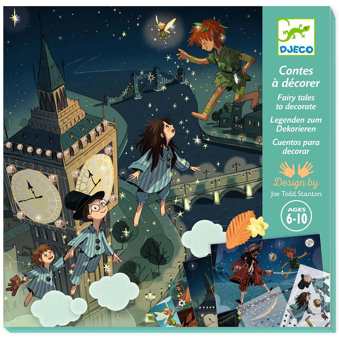 djeco knutselset schilderijen versieren - peter pan | DJ09479 | 
1