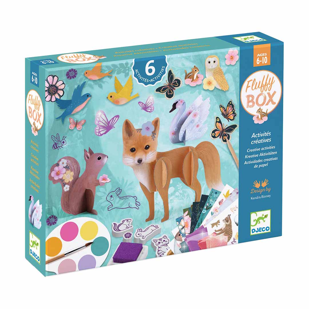 djeco knutselset fluffy box