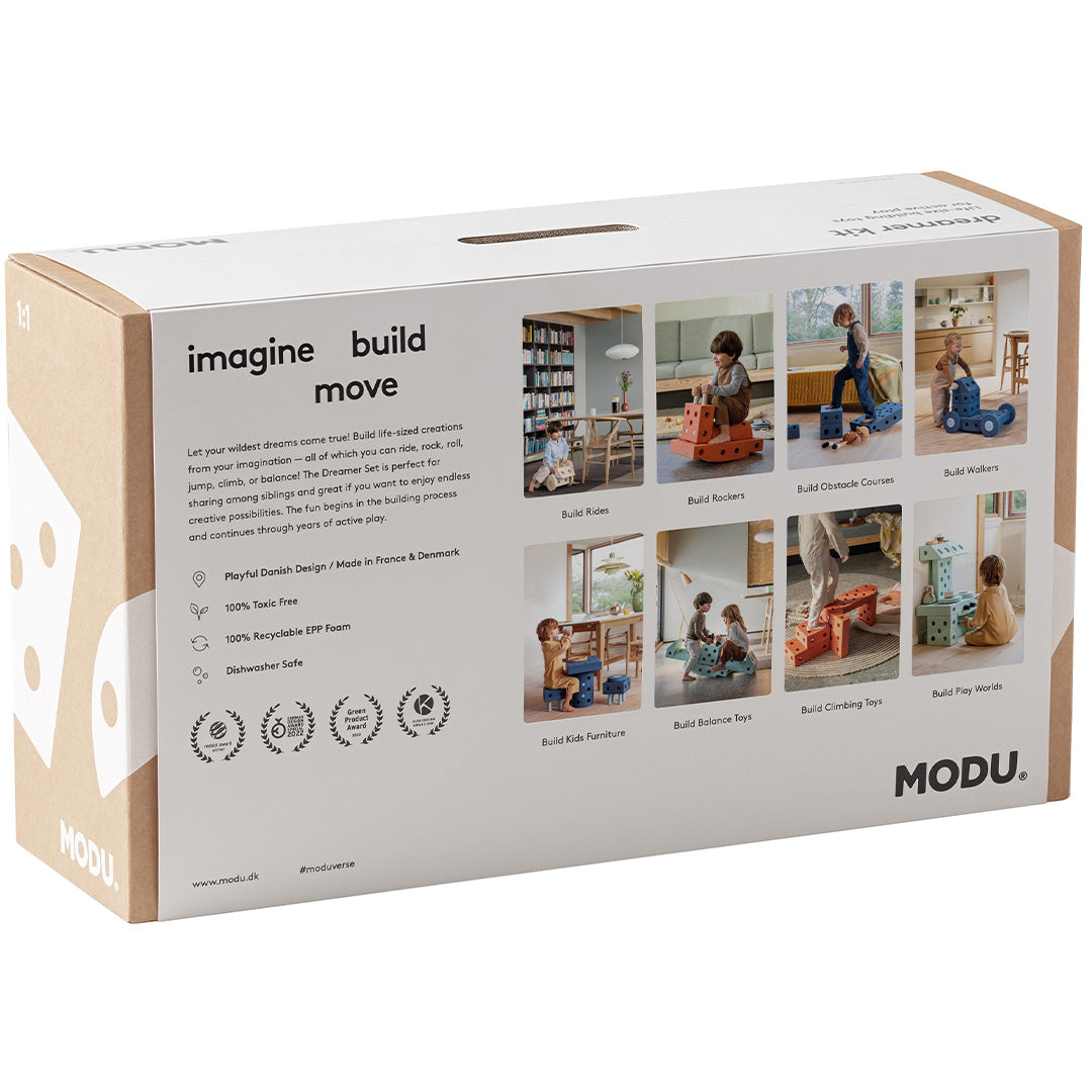 modu bouwset dreamer - deep blue - 34st | M-SET-DRE-DB-SB | 6