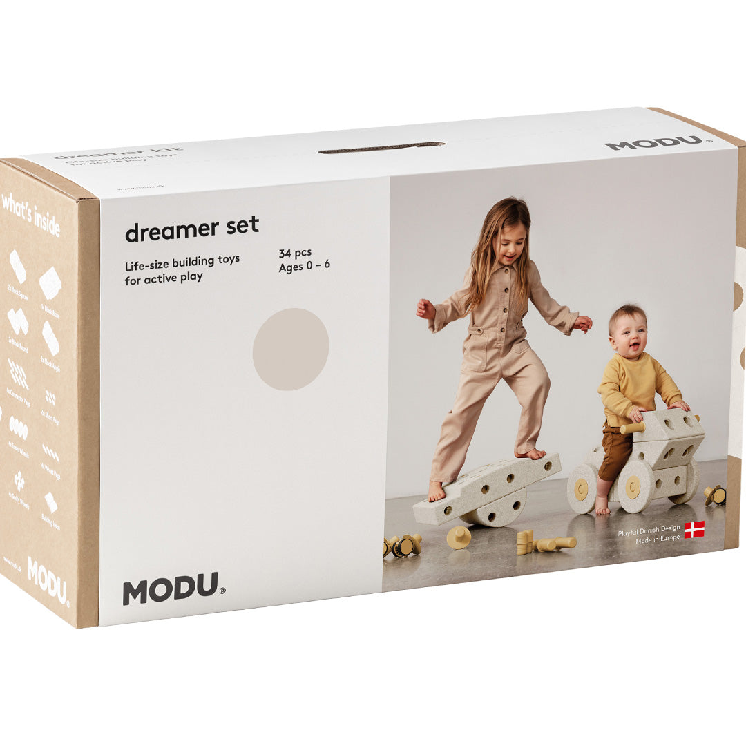 modu bouwset dreamer - sand grey - 34st | M-SET-DRE-SG-HY | 