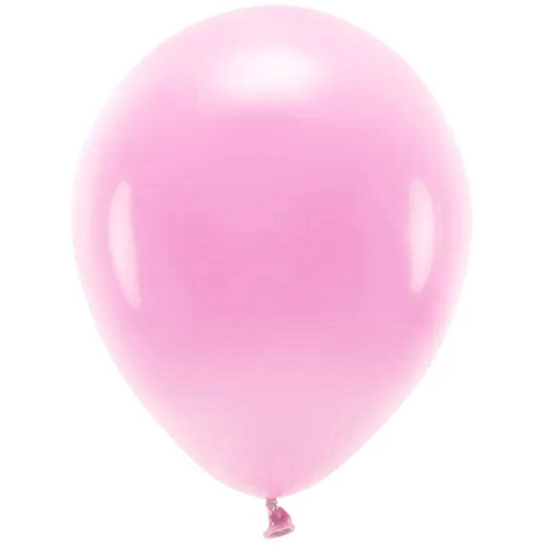 partydeco ballonnen pastel - roze - 30 cm - 10st | ECO30P-081-10 | 