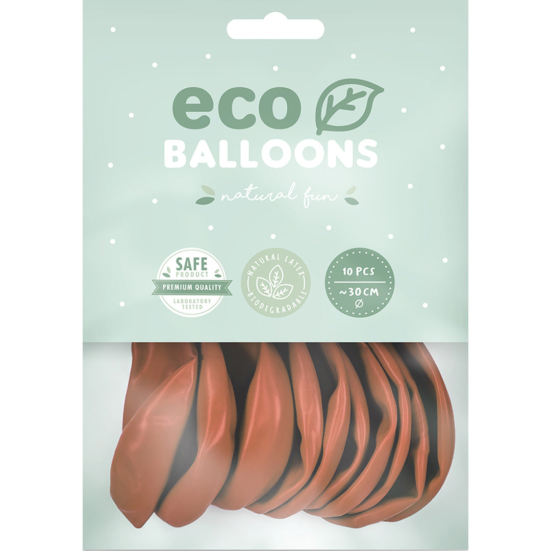 partydeco ballonnen pastel - misty rose - 30 cm - 10st | ECO30P-081MR-10 | 2