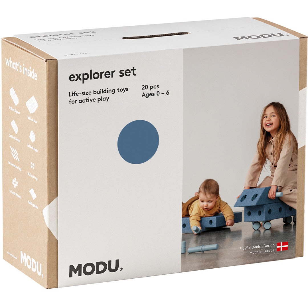 modu bouwset explorer - deep blue - 20st | M-SET-EXP-DB-SB | 