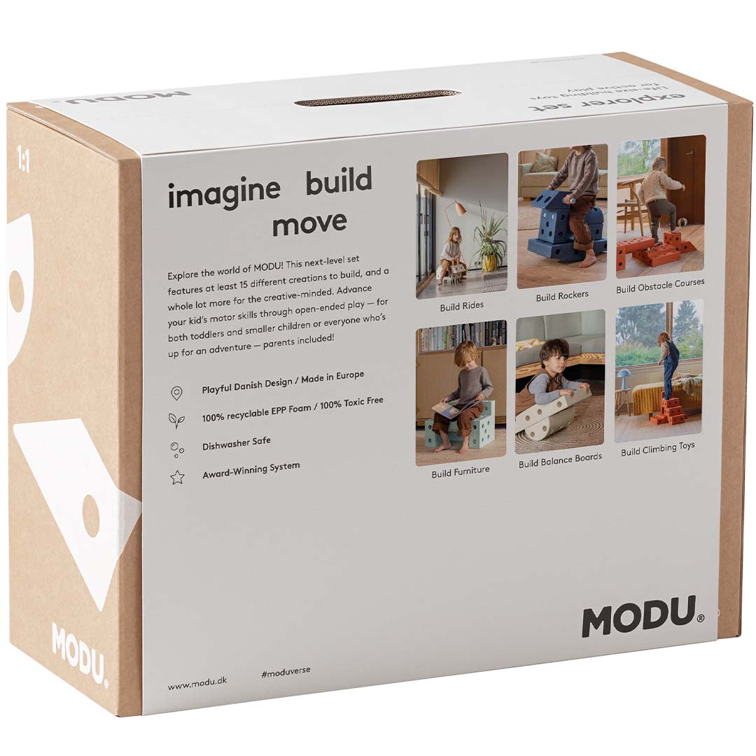 modu bouwset explorer - ocean mint - 20st | M-SET-EXP-OM-FG | 6