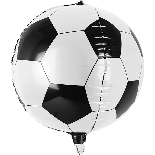 partydeco folieballon voetbal - 40 cm | FB19 | 1