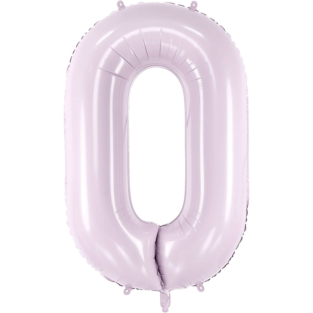 partydeco cijferballon 0 paars - 72 cm | FB230G-0-014 | 1