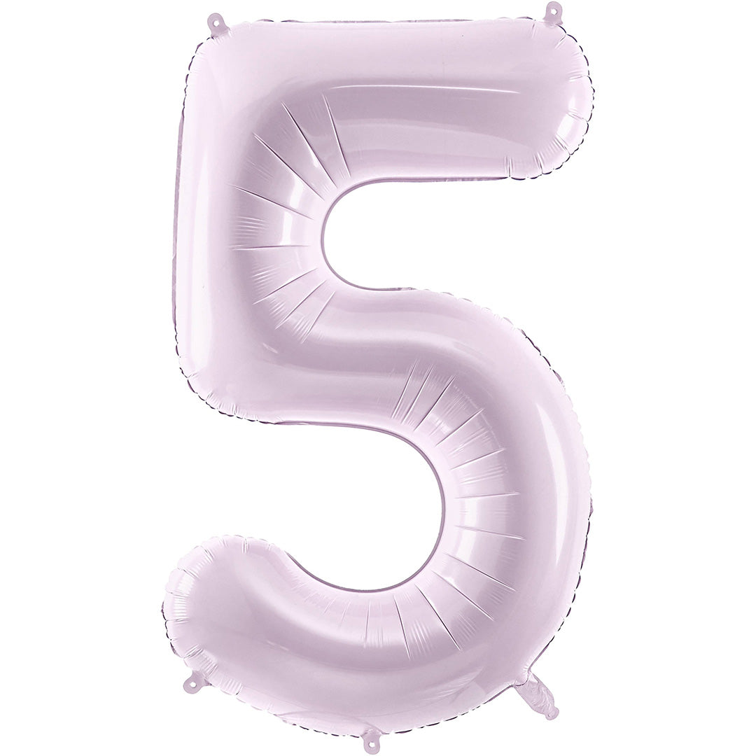 partydeco cijferballon 5 paars - 72 cm | FB230G-5-014 | 1
