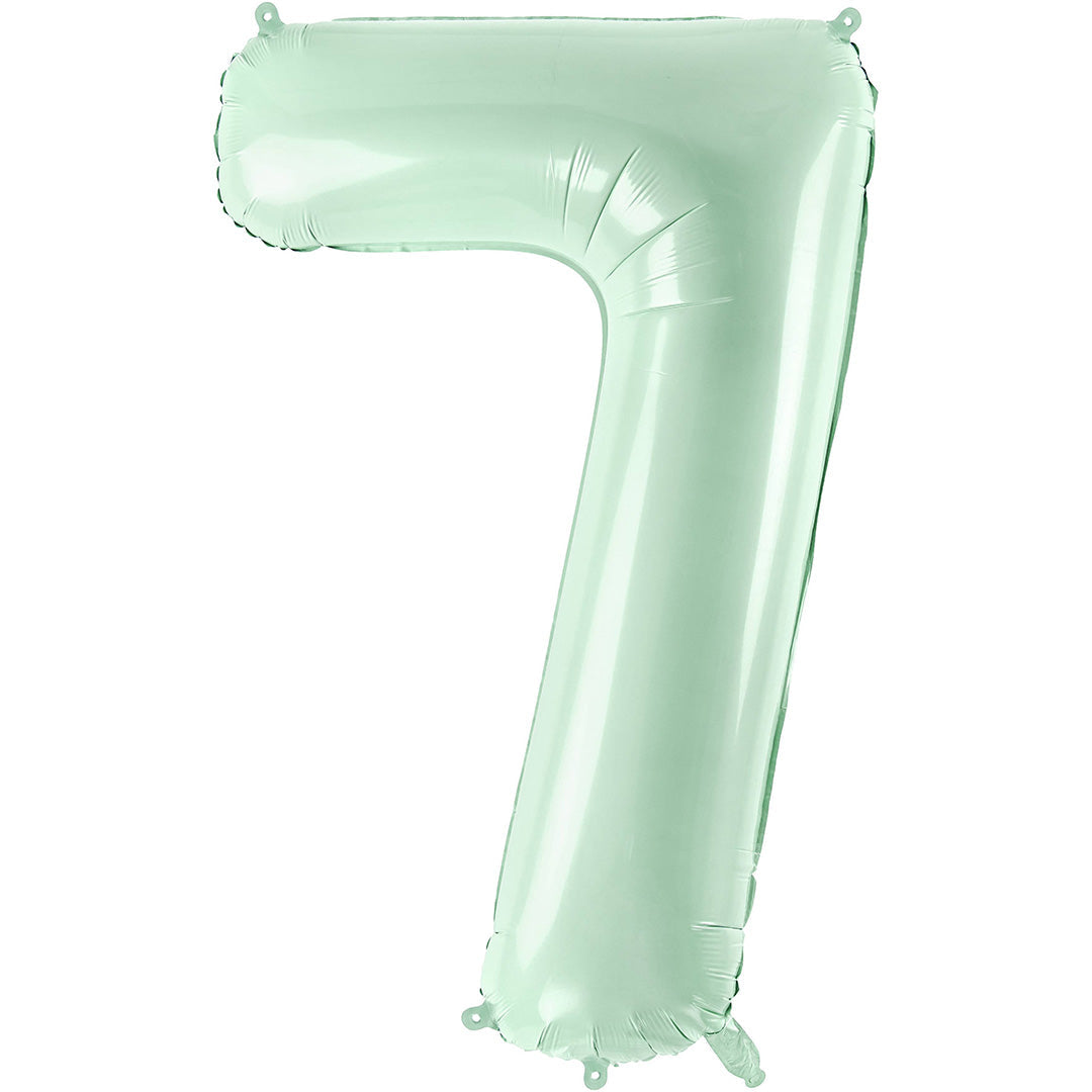 partydeco cijferballon 7 groen - 72 cm | FB230G-7-012 | 1