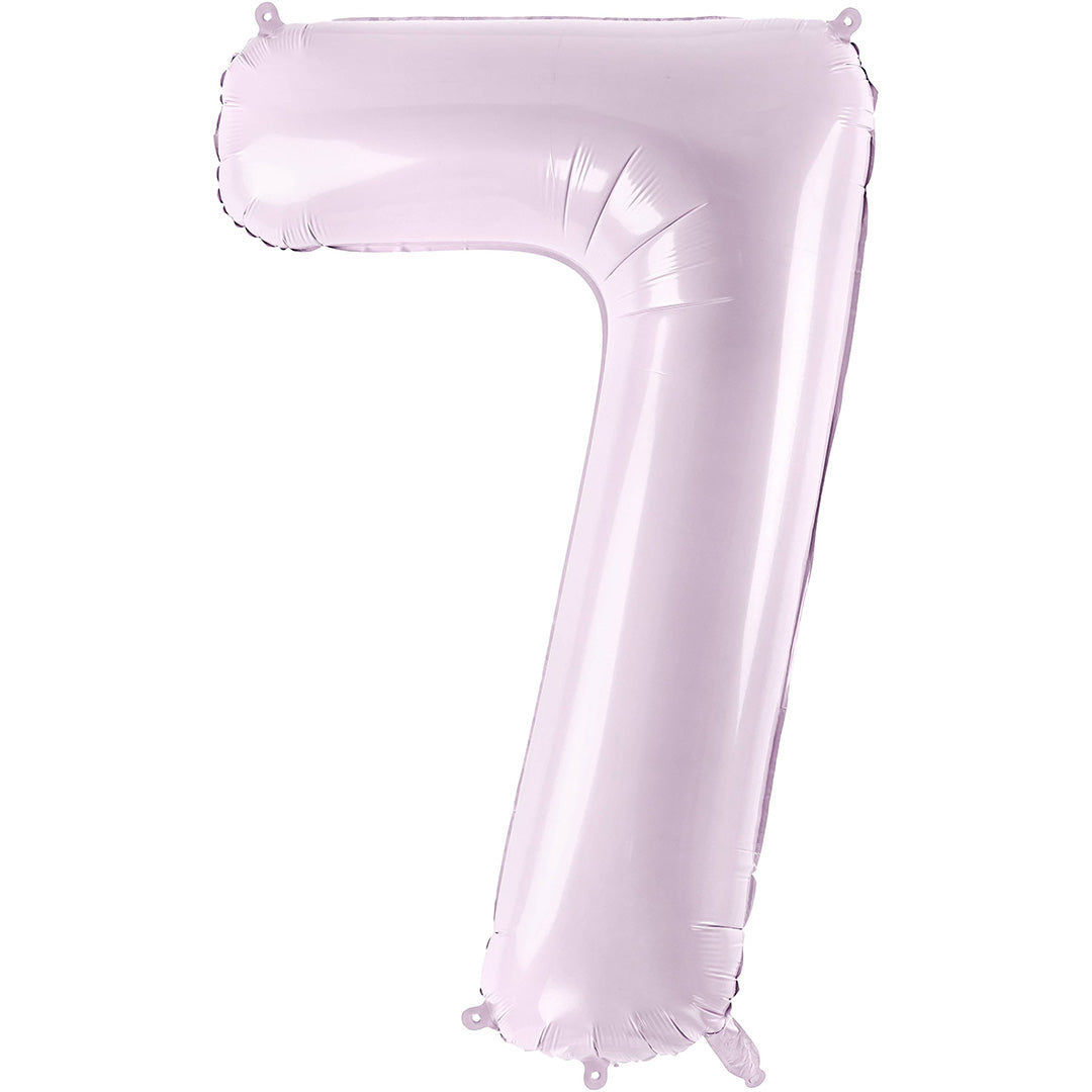 partydeco cijferballon 7 paars - 72 cm | FB230G-7-014 | 1