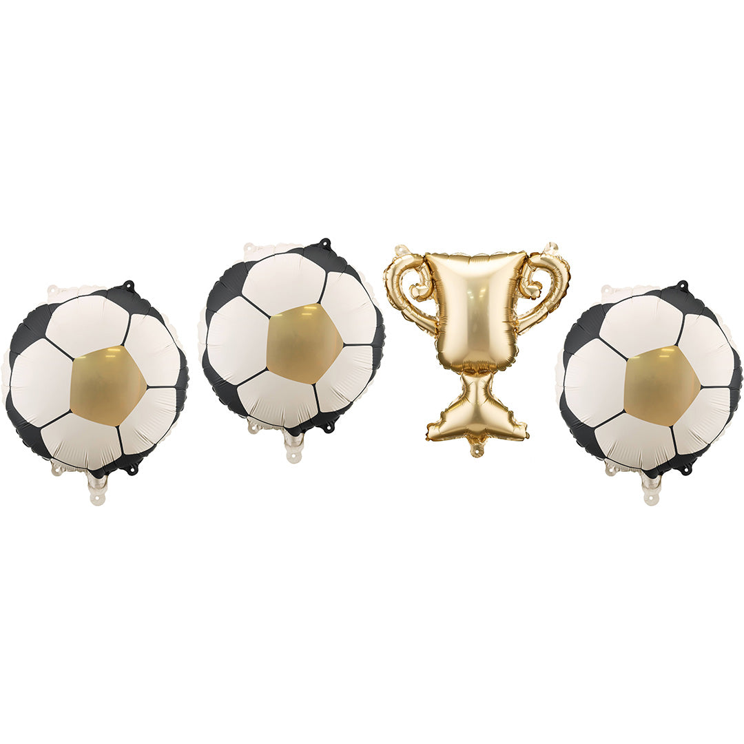 partydeco folieballonnen voor slinger - trofee - 4st | FB301 | 1