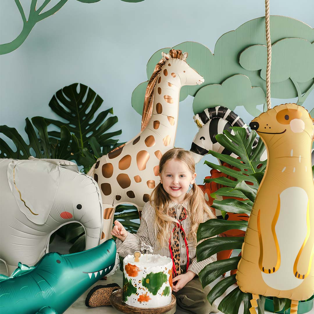 partydeco folieballon meerkat - 28x70 cm | FB406 | 2