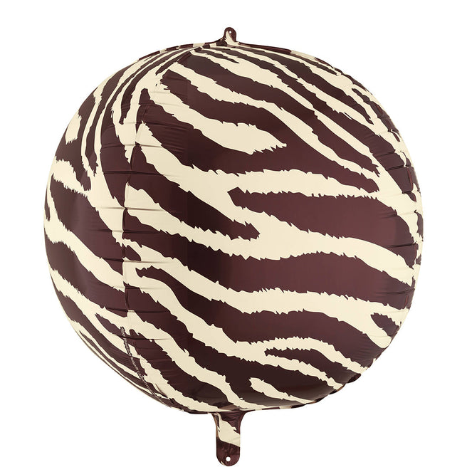 partydeco folieballon zebra - 75 cm | FB407 | 1