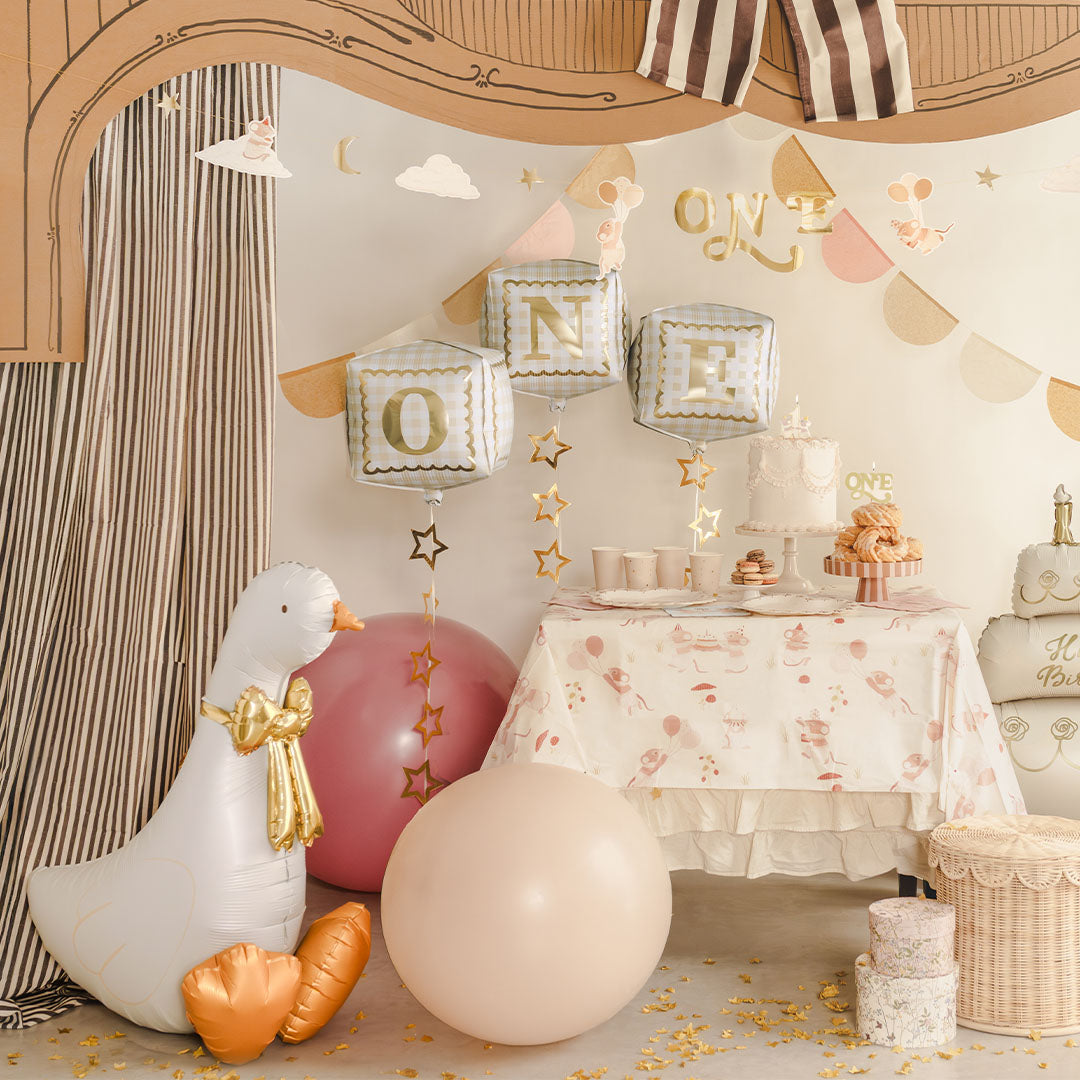 partydeco folieballon gans - 91 cm | FB413 | 2