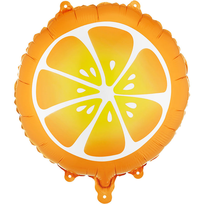 partydeco folieballon oranje - 35 cm | FB415 | 1