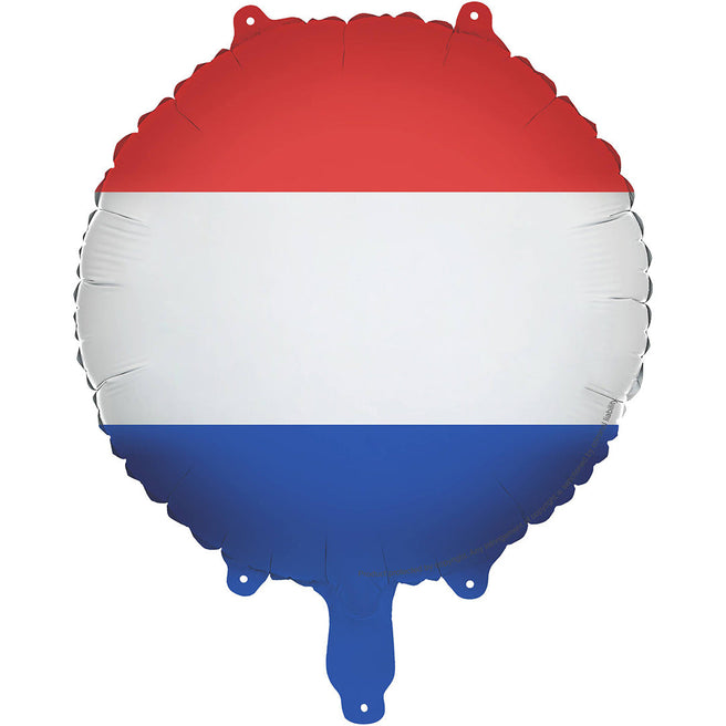 partydeco folieballon nederlandse vlag - 35 cm | FB424-NLD | 1