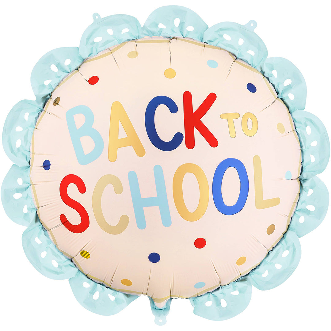 partydeco folieballon back to school - 52x52 cm | FB435 | 1
