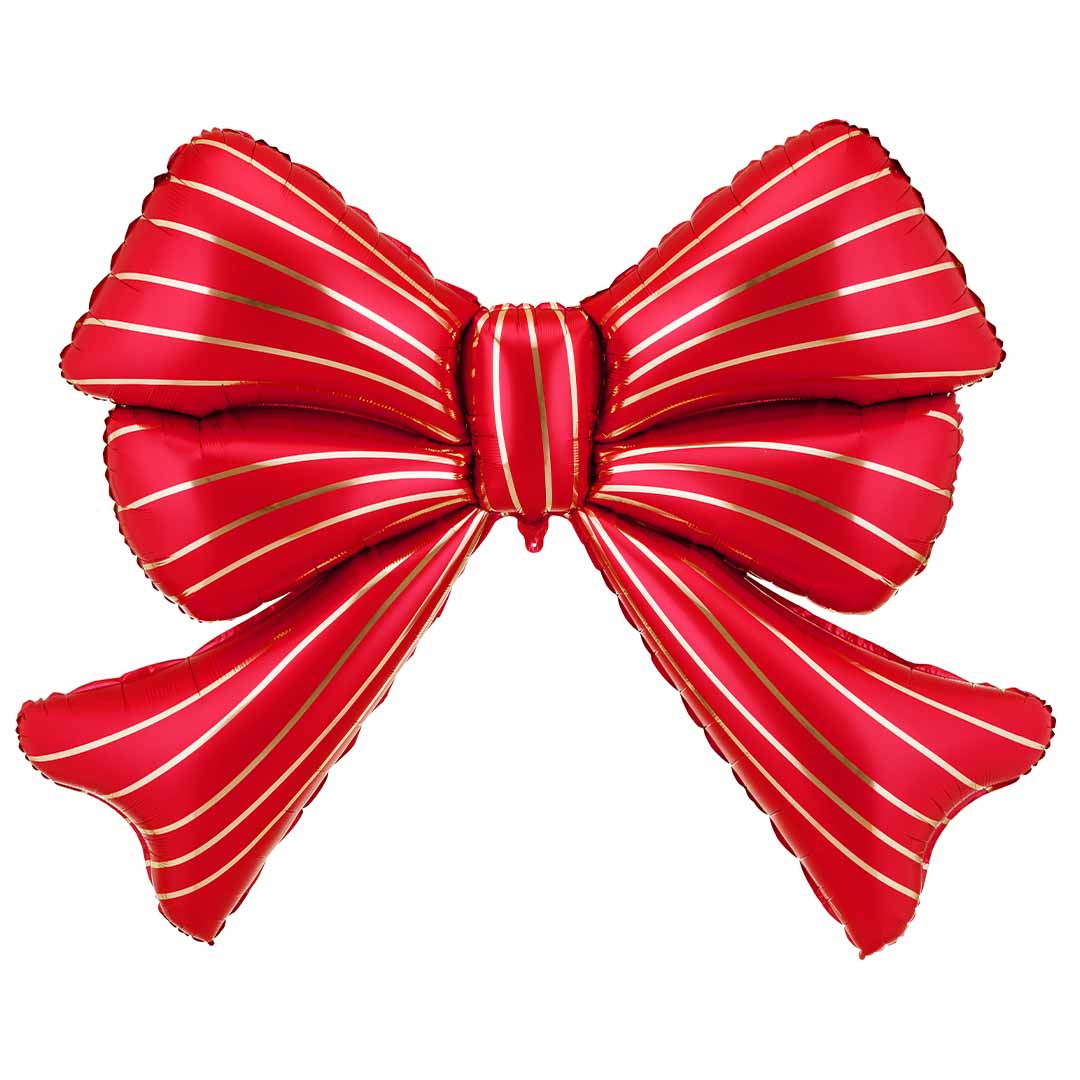 partydeco folieballon rode strik XXL