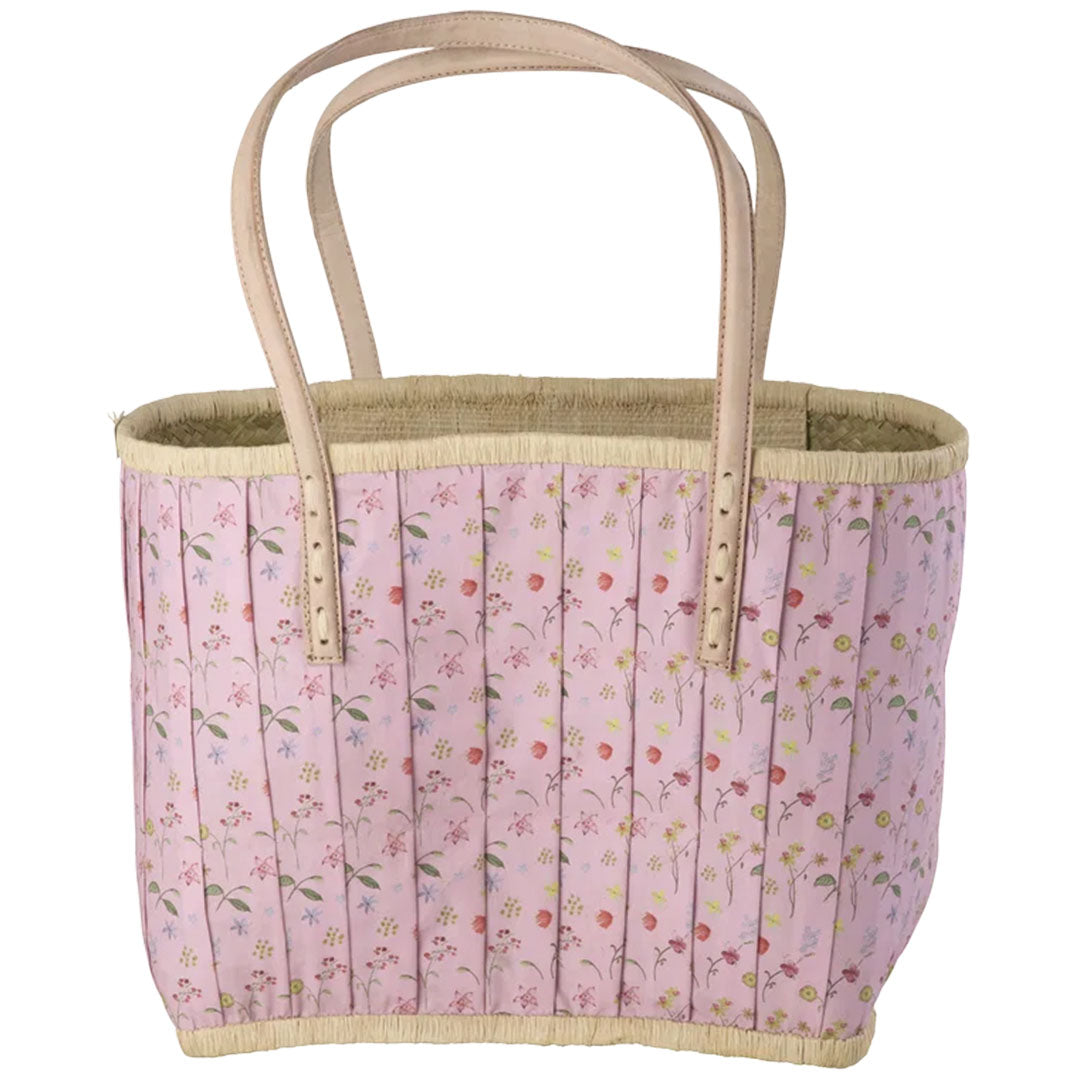 rice kindertas raffia - roze | BGLEA-MFLOWI | 1
