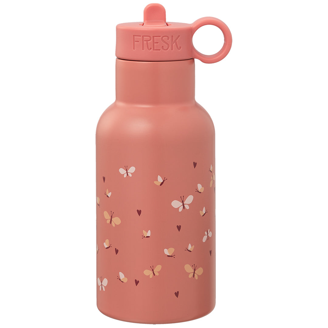 fresk rvs thermosfles met extra dop - vlinder - 350 ml | FD300-18 | 