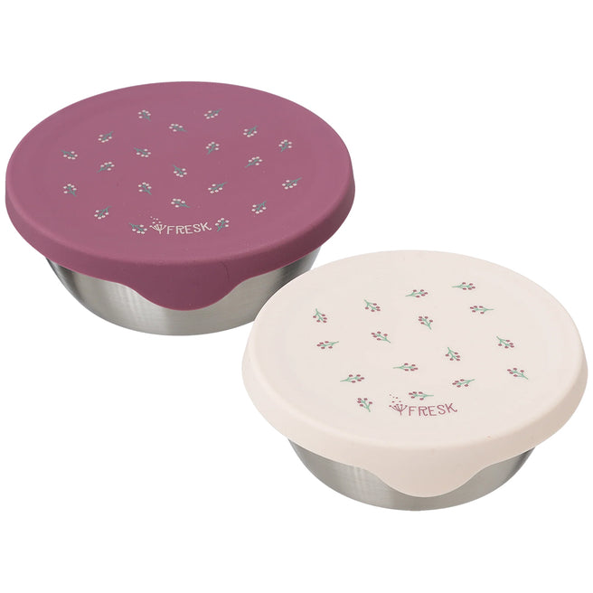 fresk rvs snackdoosje berries - 2st