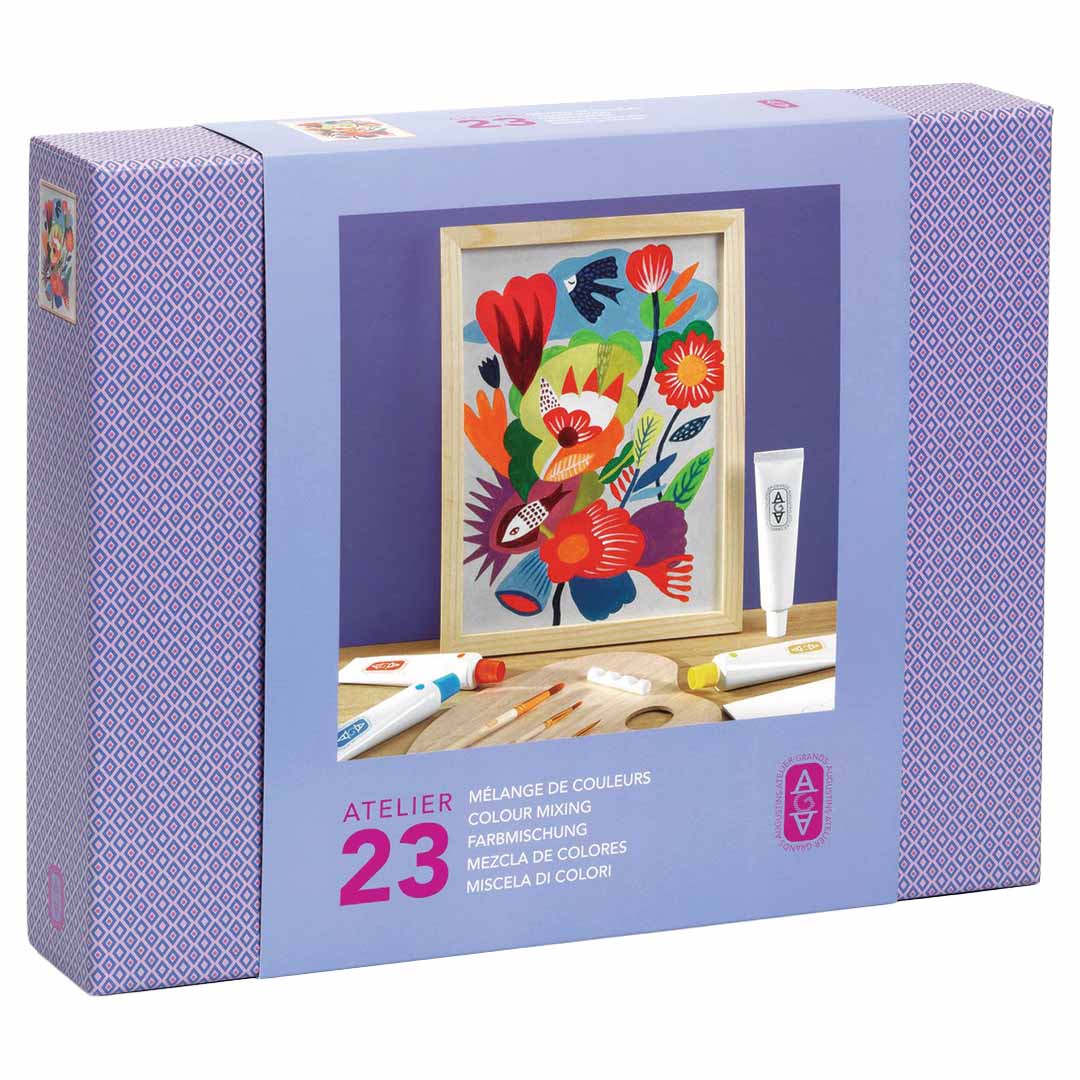 djeco knutselset atelier 23 - kleuren mixen | GA10023 | 0