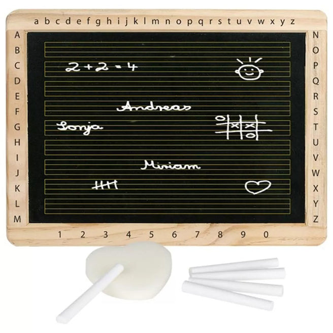GK58950 | goki leren krijtbord letters & cijfers