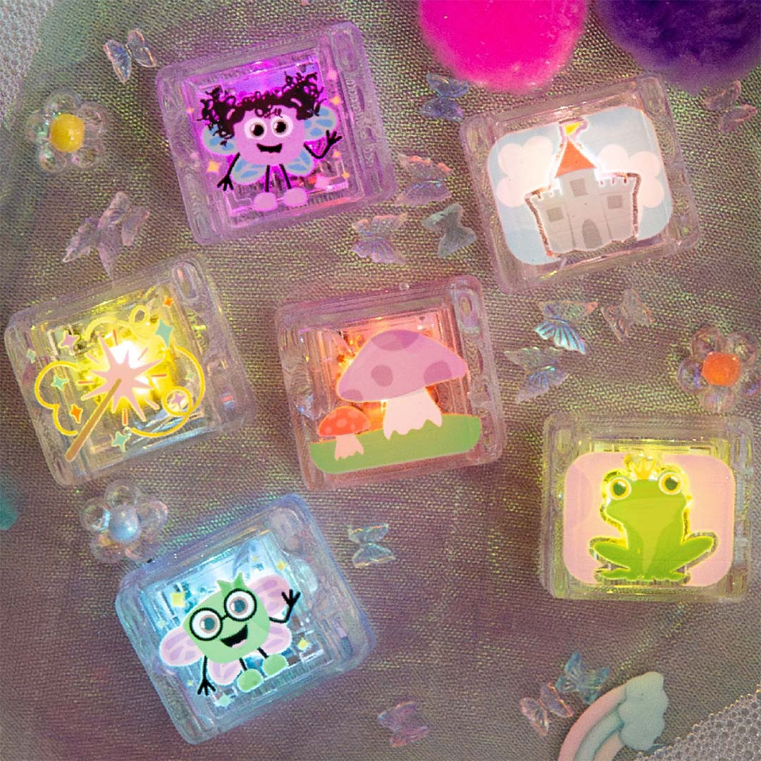 GP-6PK-FAIRY | glo pals limited edition lichtblokjes - fairies - 6st | 2