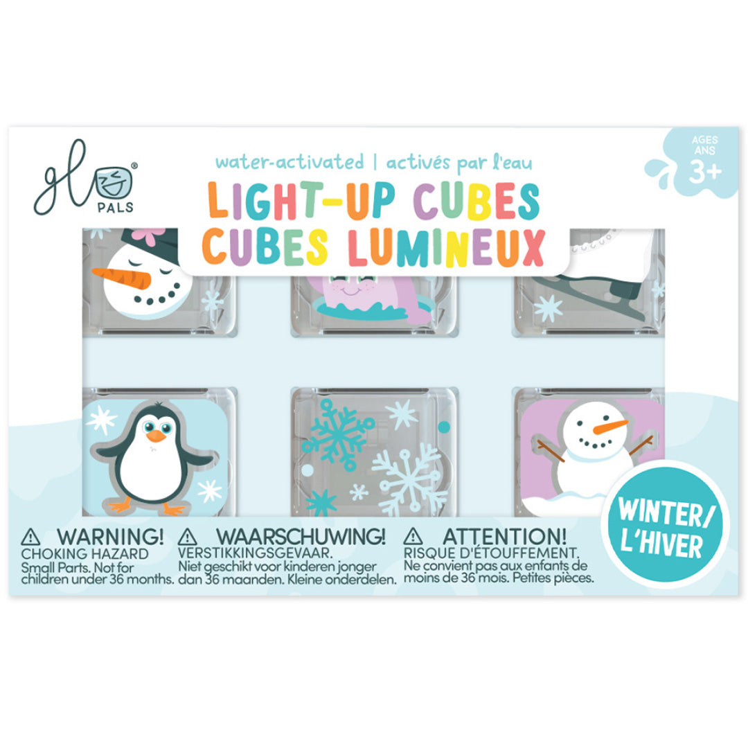 GP-6PK-WINTER | glo pals limited edition lichtblokjes - winter - 6st | 1