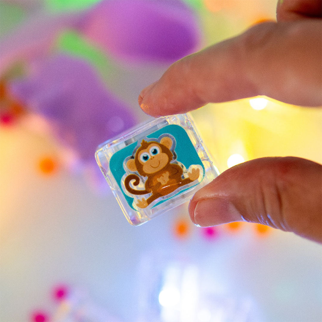 GP-6PK-ZOO | glo pals limited edition lichtblokjes - zoo - 6st | 3