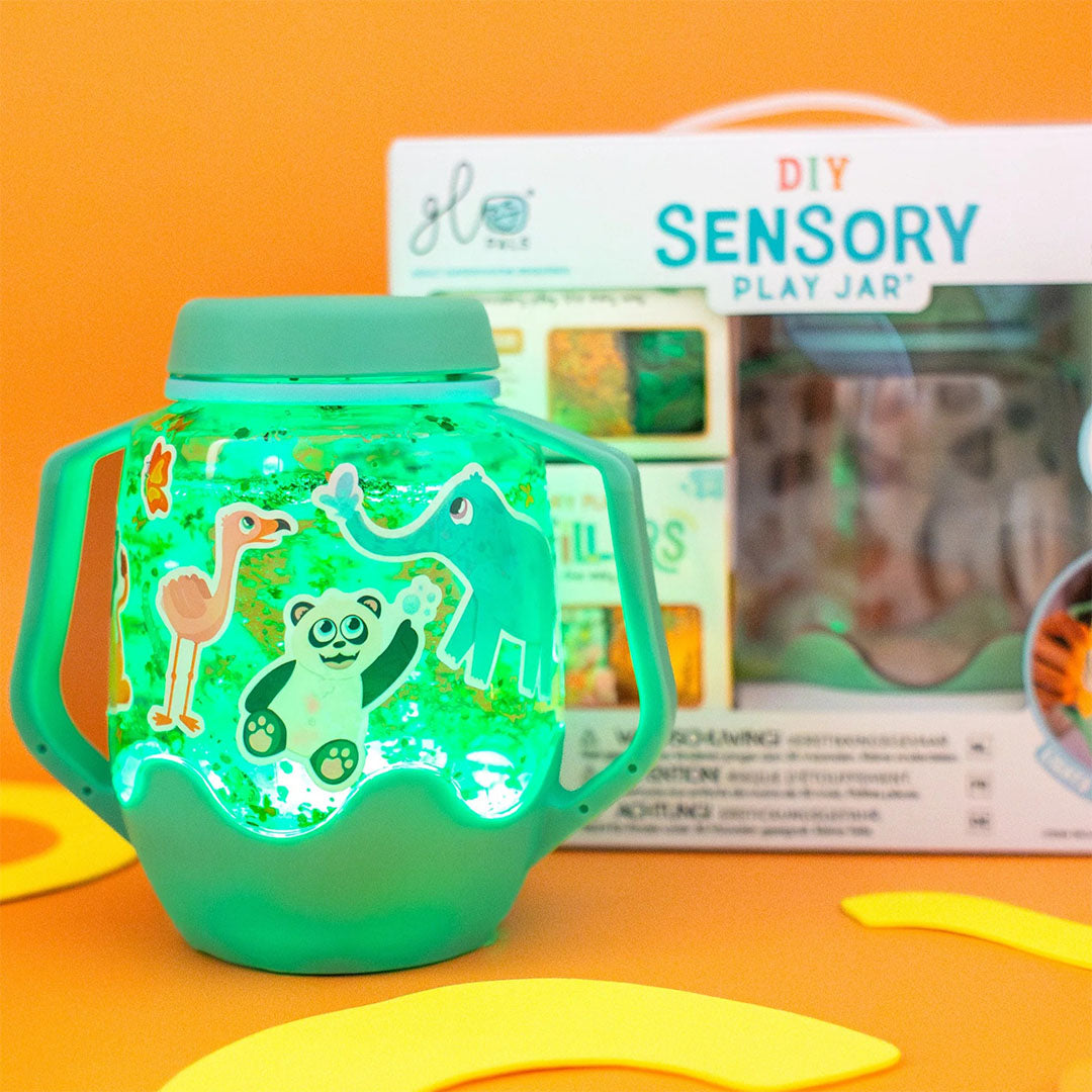 GPJARSETGREEN | glo pals diy speelbeker giftset - zoo | 2
