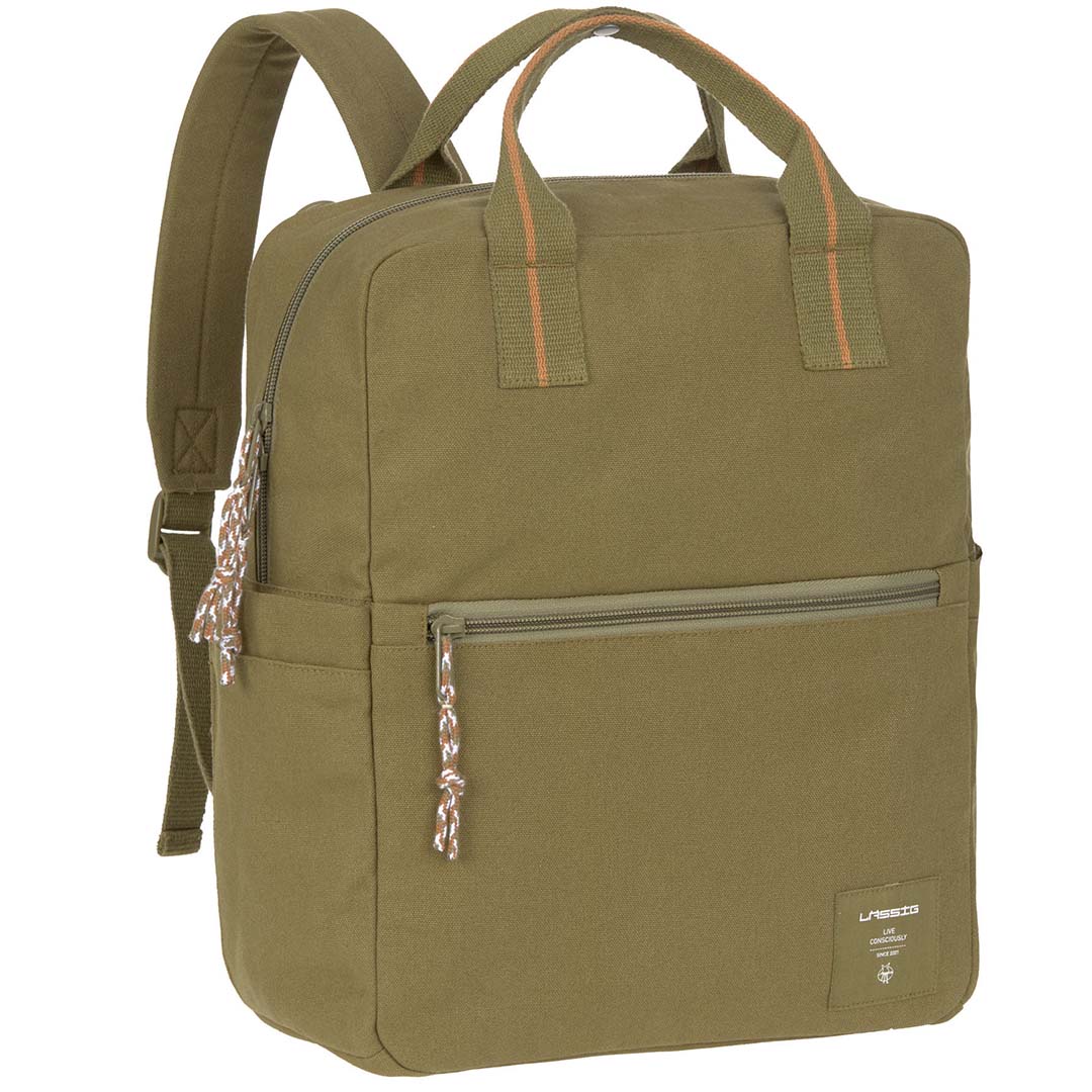 lässig rugzak big gots - olive - 35,5 cm