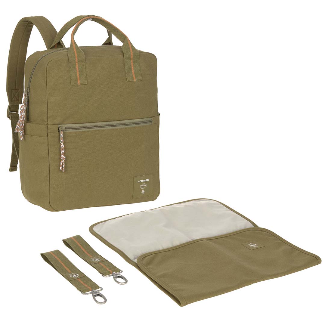 lässig rugzak big gots - olive - 35,5 cm