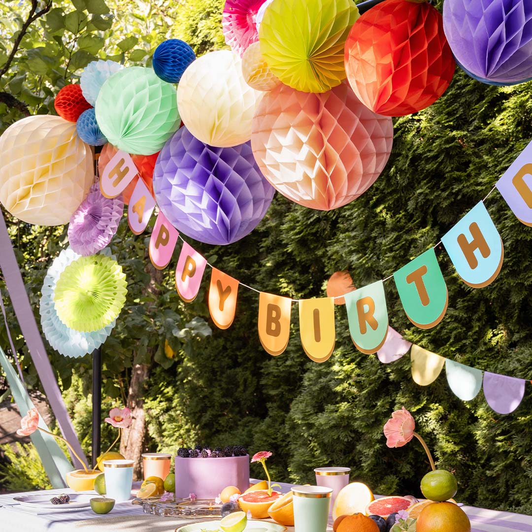 partydeco slinger happy birthday - mix - 163x12 cm | GRL116 | 2