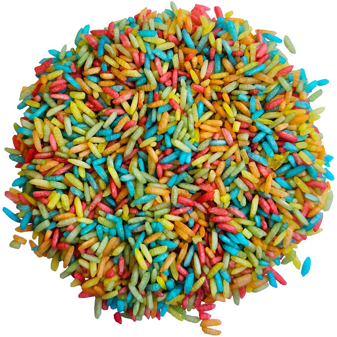 grennn speelrijst regenboog mix - 300 gram | 4800437969484 | 1