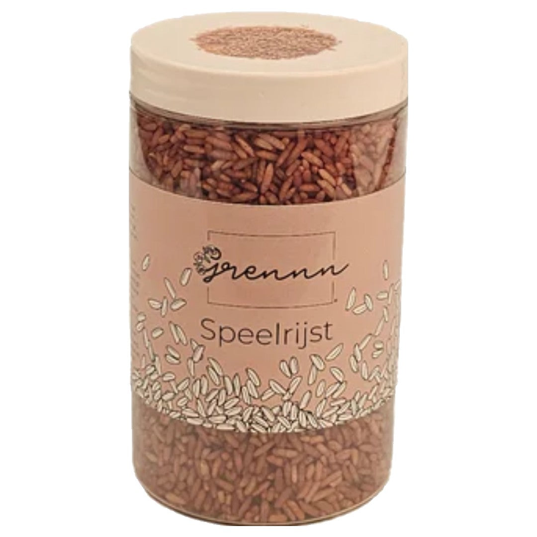 grennn speelrijst bruin - 300 gram | 4800437969446 | 2