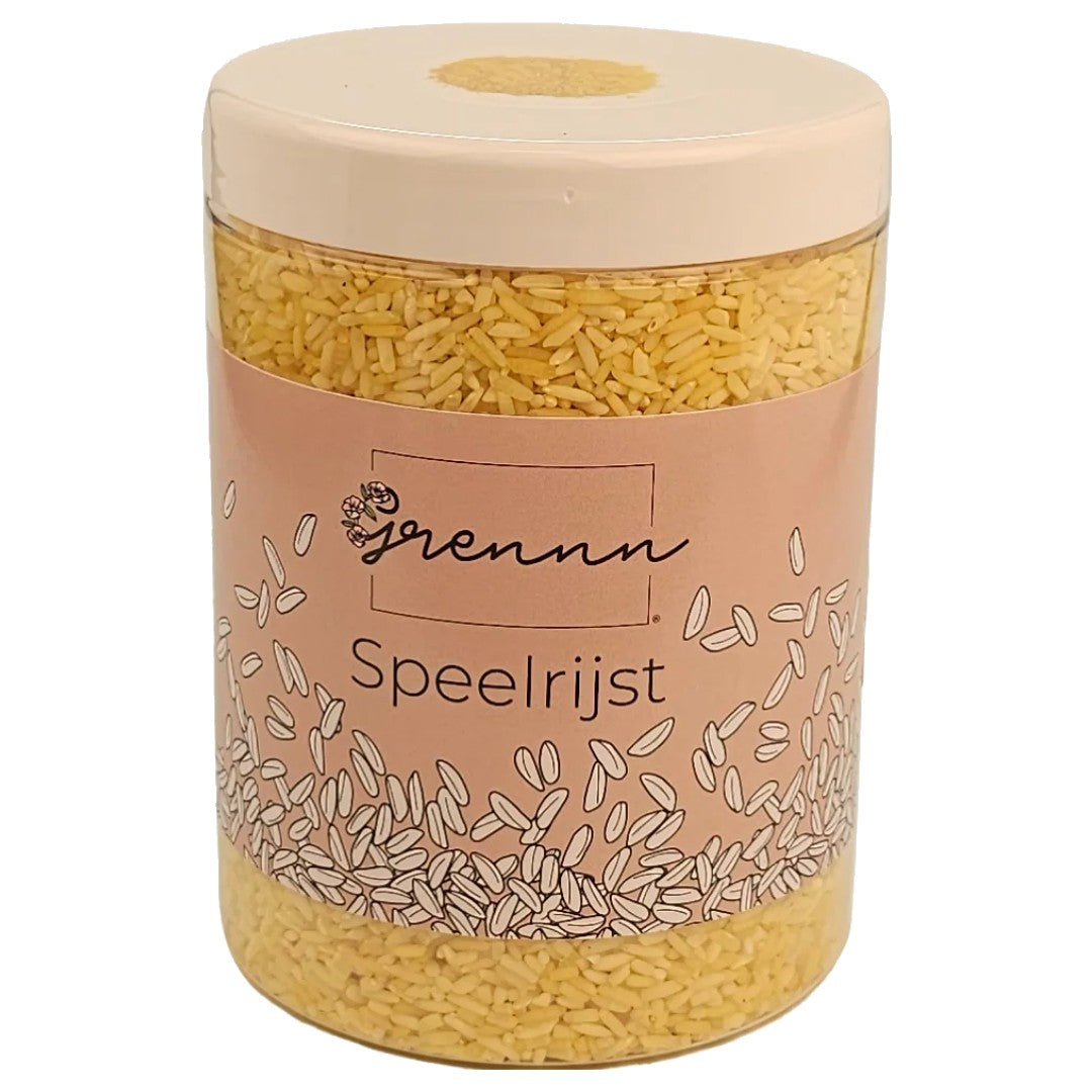 grennn speelrijst geel - 750 gram | 4800437969217 | 2