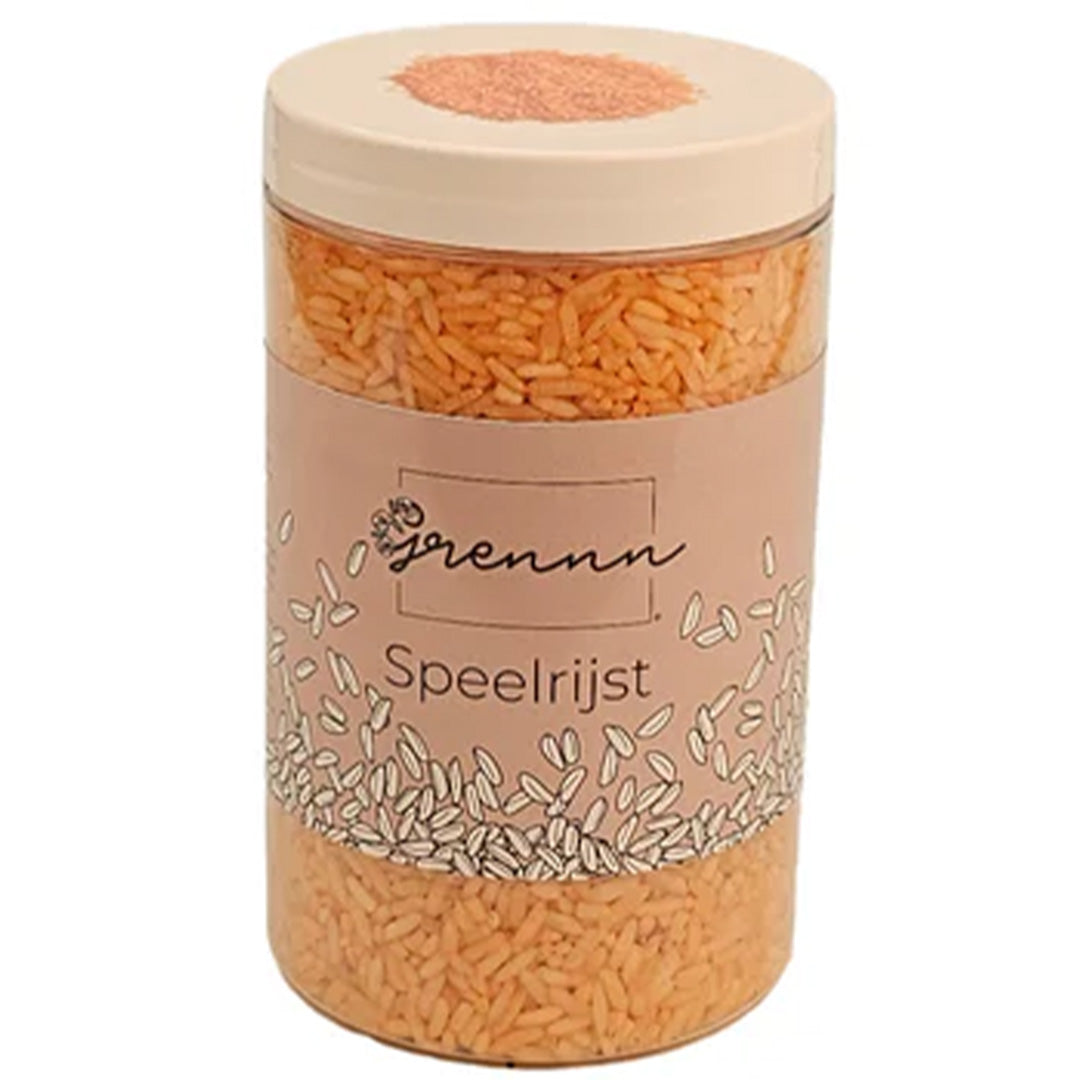 grennn speelrijst oranje - 300 gram | 4800437969248 | 2