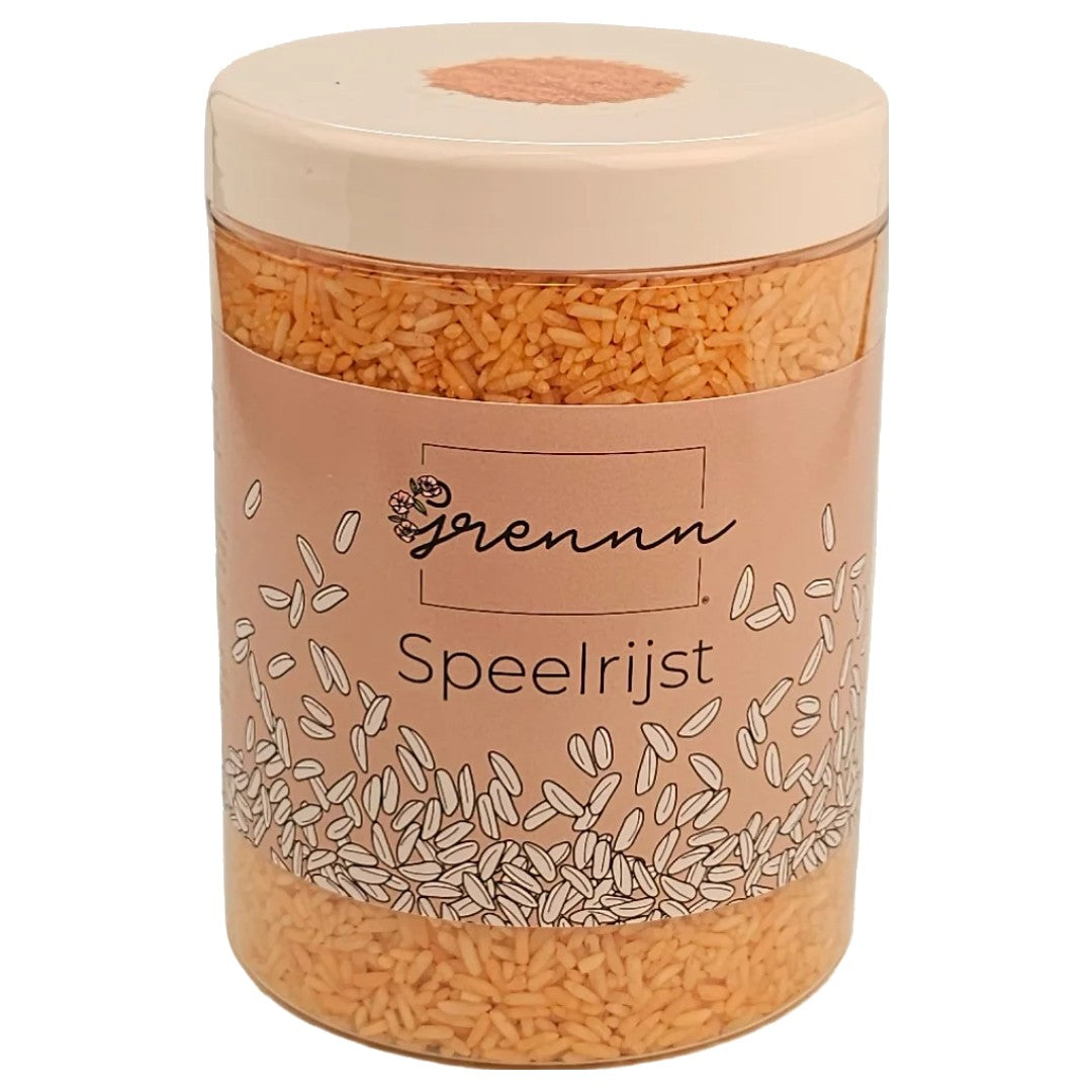 grennn speelrijst oranje - 750 gram