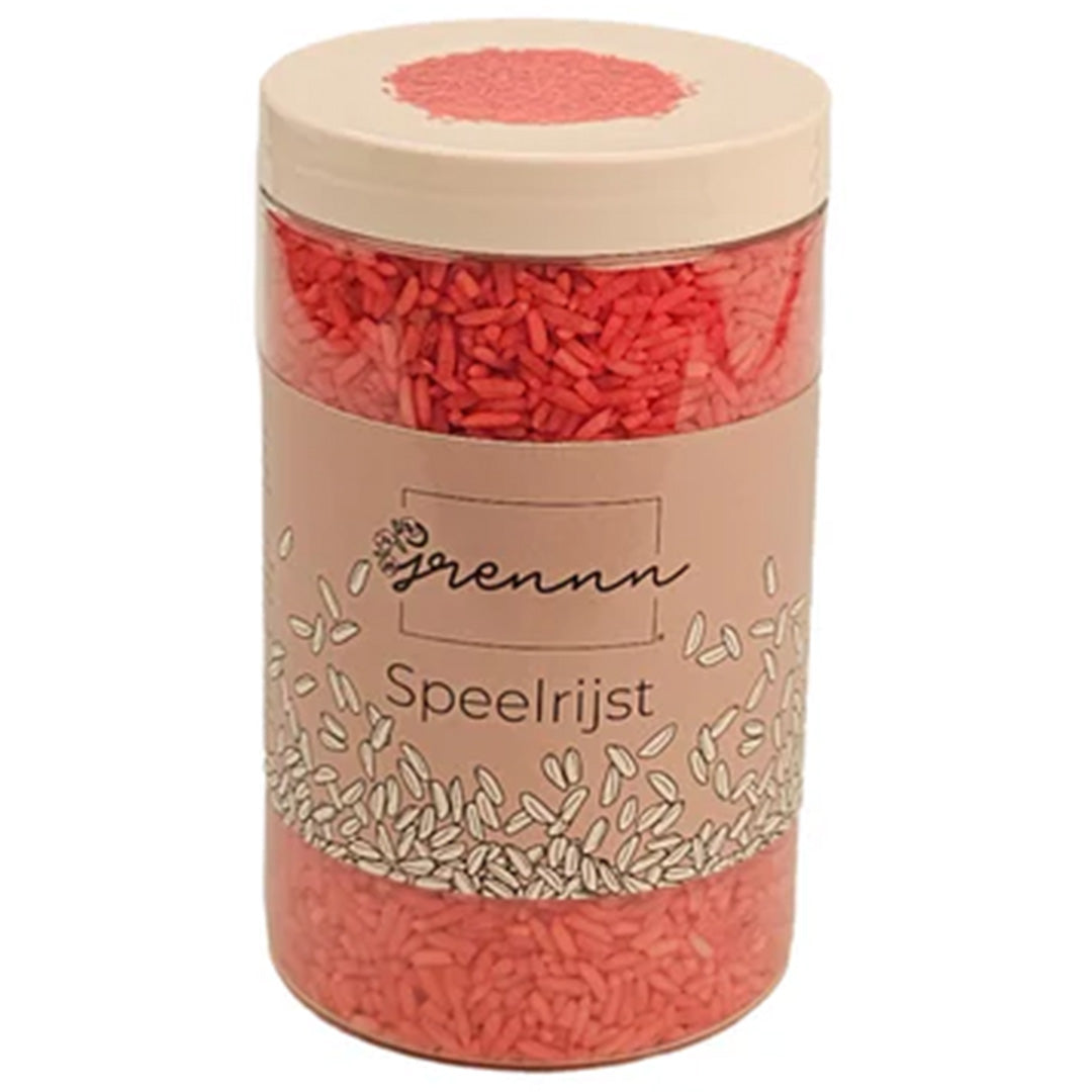 grennn speelrijst rood - 300 gram | 4800437969262 | 2