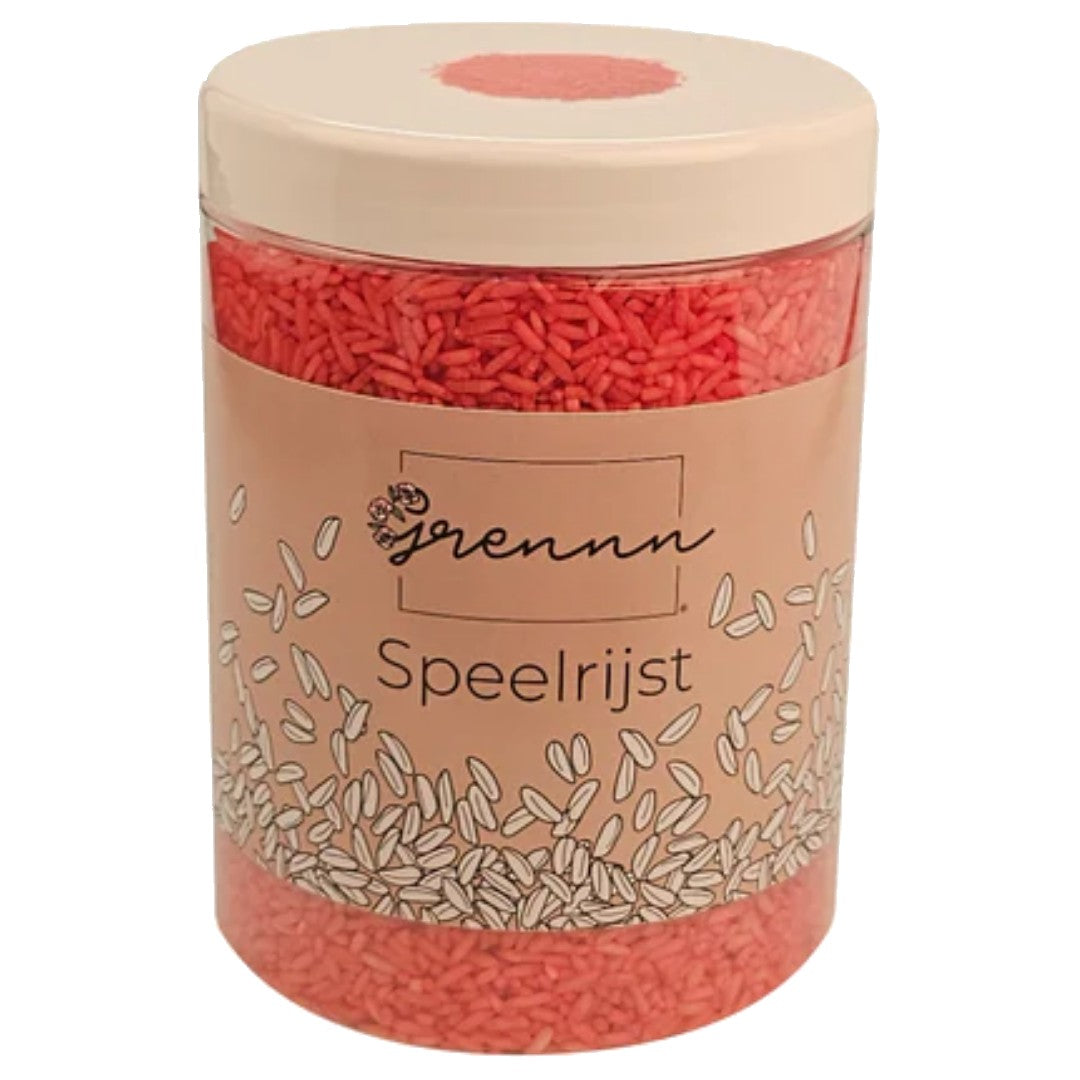 grennn speelrijst rood - 750 gram | 4800437969279 | 2