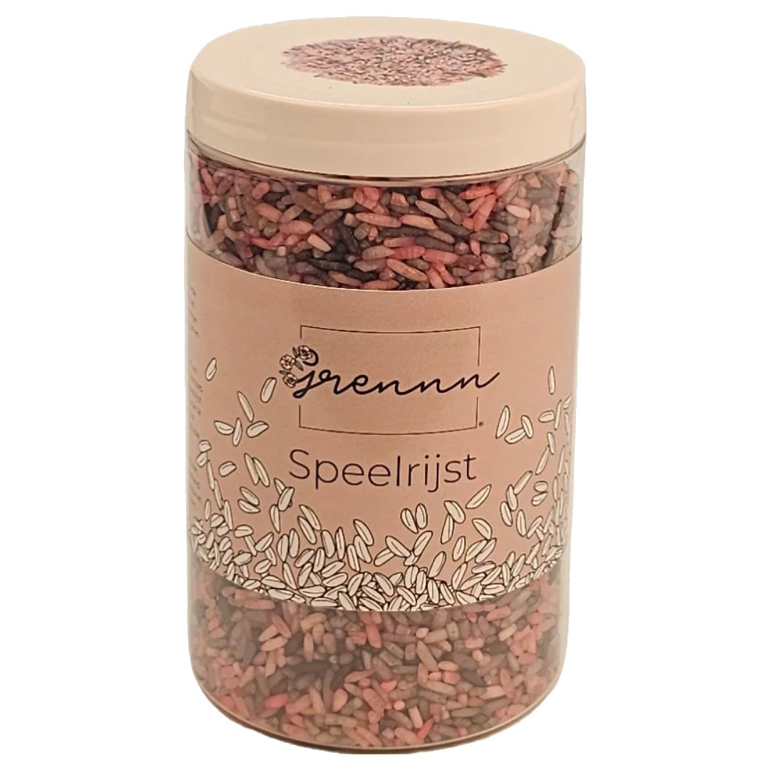 grennn speelrijst unicorn mix - 300 gram | 4800437969460 | 2