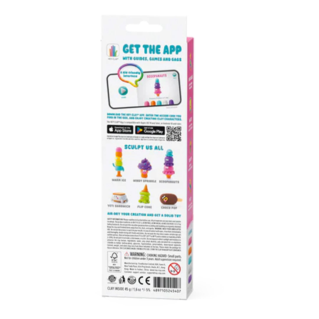 hey clay boetseerklei nice ice cream - scoopanauts - 3st | 30143 | 1